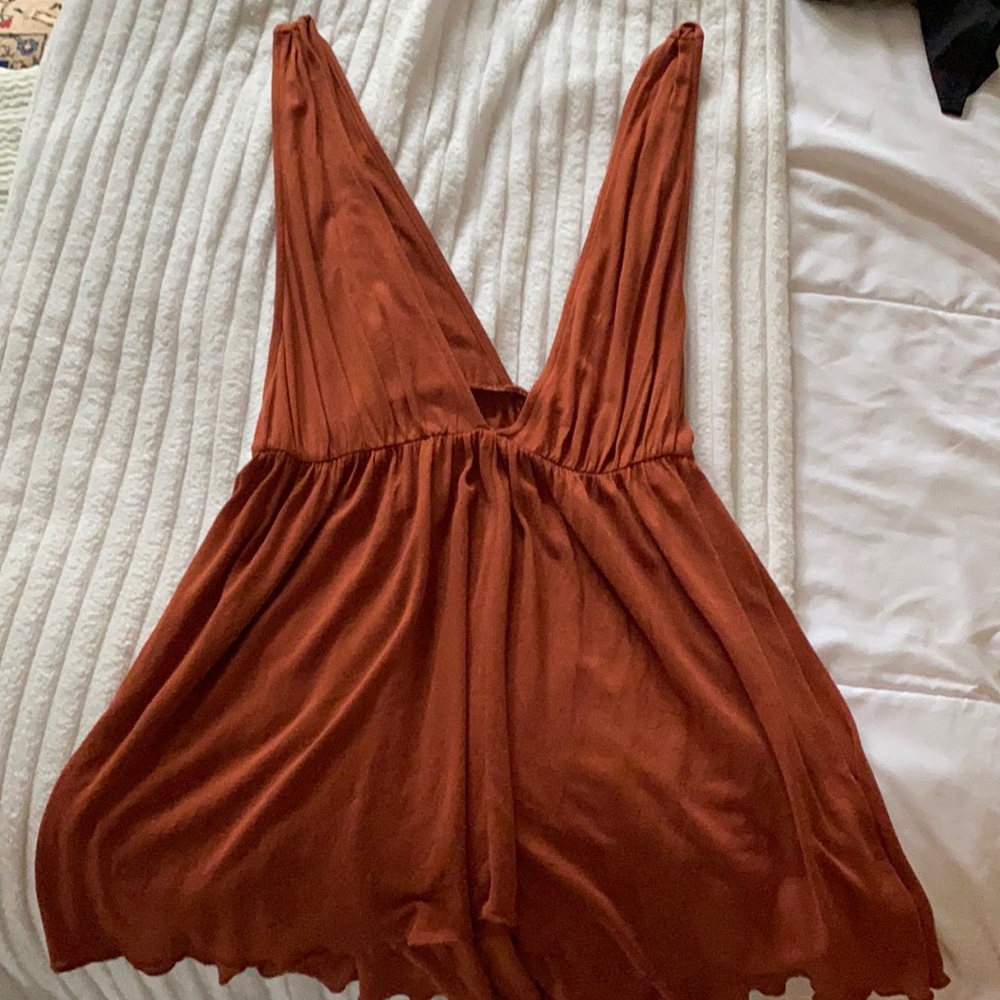 Urban Outfitters Rust Orange Tank